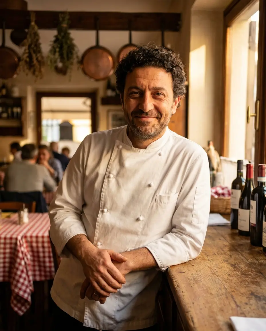 Chef Giovanni Russo, chef at Trattoria del Sole
